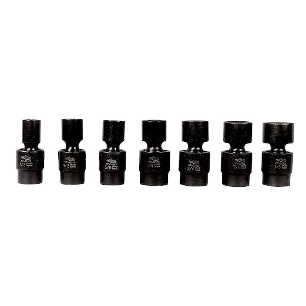 Flex Impact Socket Set, 1/2"Dr, 7 pcs.